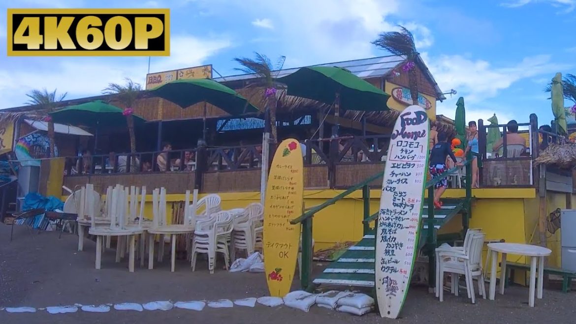 【湘南散歩】辻堂駅から片瀬江ノ島駅　辻堂海浜公園→辻堂海水浴場→鵠沼海水浴場　4K60P　Shounan Walking around Kugenuma Beach(famous beach)